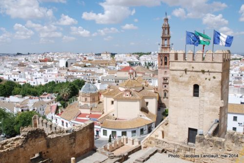 Alcazar de la Puerta de Sevilla, Carmona, Andalousie, Espagne
