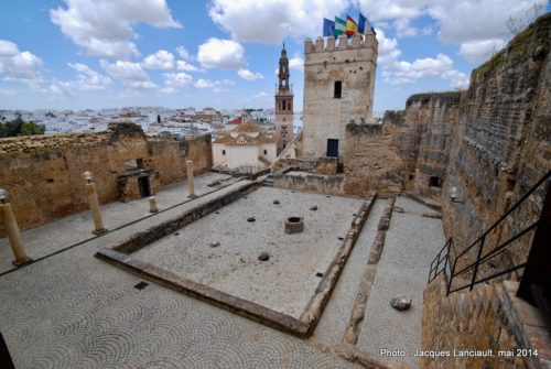 Alcazar de la Puerta de Sevilla, Carmona, Andalousie, Espagne
