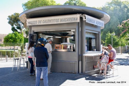 Kiosko de Calentitos de La Macarena, Séville, Andalousie, Espagne