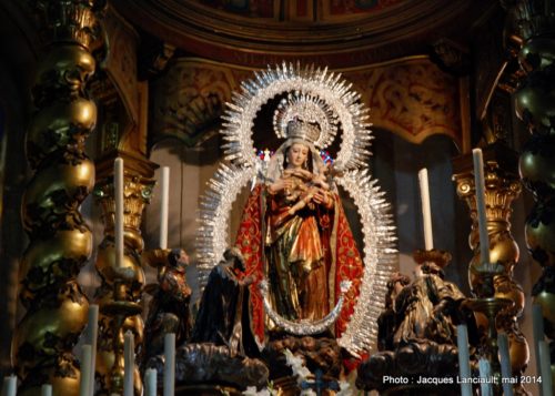 Virgen de Todos los Santos, Iglesia Omnium Sanctorum, Séville, Andalousie, Espagne