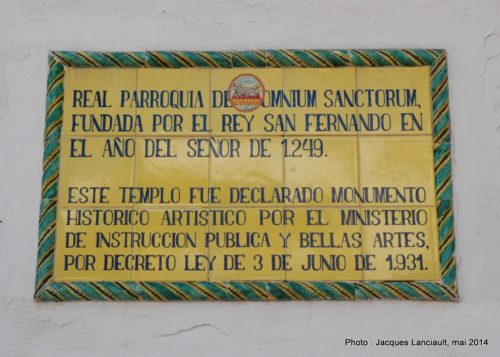 Iglesia Omnium Sanctorum, Séville, Andalousie, Espagne