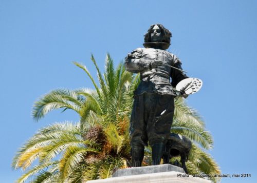 Monument à Diego Velázquez, Séville, Andalousie, Espagne