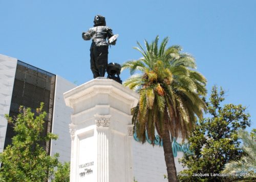 Monument à Diego Velázquez, Séville, Andalousie, Espagne