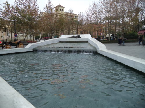 Fontaine de la Génération des 27, Séville, Andalousie, Espagne