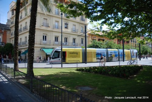 Tramway, Séville, Andalousie, Espagne