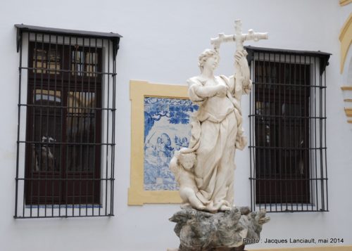 Patio, Hospital de la Santa Caridad, Séville, Andalousie, Espagne