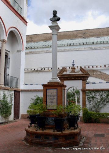 Monument Miguel de Mañara, Hospital de la Santa Caridad, Séville, Andalousie, Espagne