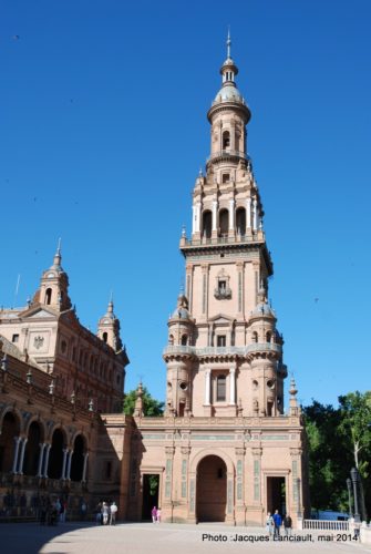 Plaza de España, Séville, Andalousie, Espagne