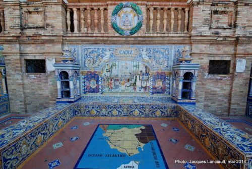 Plaza de España, Séville, Andalousie, Espagne