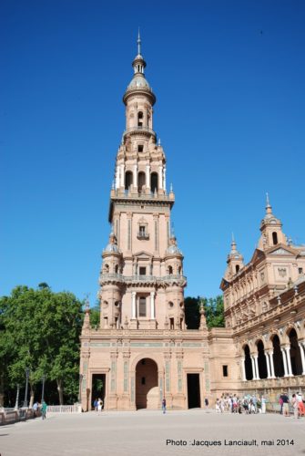 Plaza de España, Séville, Andalousie, Espagne
