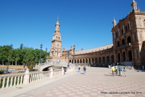 Plaza de España, Séville, Andalousie, Espagne