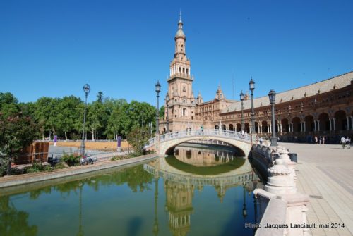 Plaza de España, Séville, Andalousie, Espagne