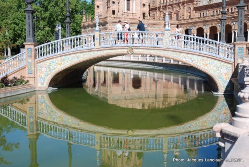 Plaza de España, Séville, Andalousie, Espagne