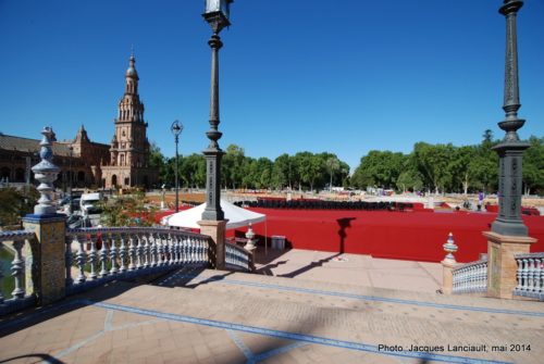 Plaza de España, Séville, Andalousie, Espagne