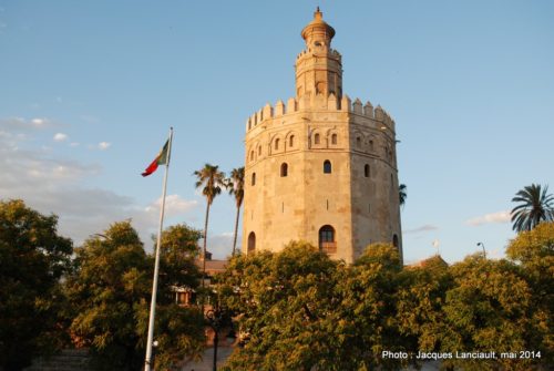 Torre del Oro, Séville, Andalousie, Espagne