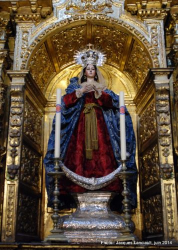 Virgen del Alma Mía, Iglesia de San Antonio Abad, Séville, Andalousie, Espagne
