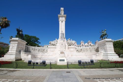 Monumento a las Cortes, Cádiz, Andalousie, Espagne