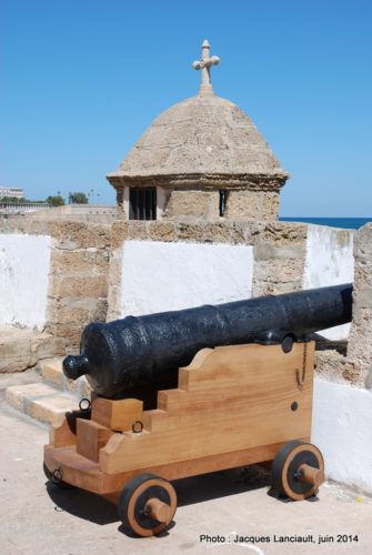 Muralla de San Carlos, Cádiz, Andalousie, Espagne