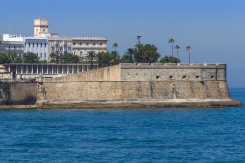 Bastion de la Candelaria, Cádiz, Andalousie, Espagne