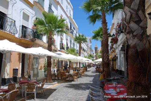 Calle Virgen de la Palma, Cádiz, Andalousie, Espagne