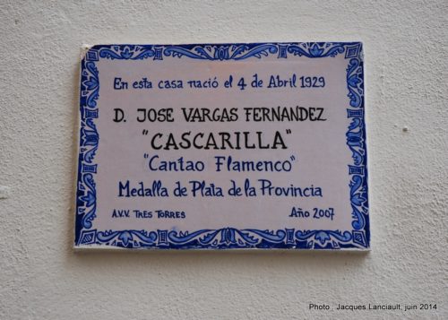Buste de Enrique El Mellizo, Cádiz, Andalousie, Espagne