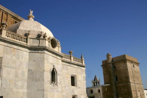 Iglesia Santa Cruz, Cádiz, Andalousie, Espagne