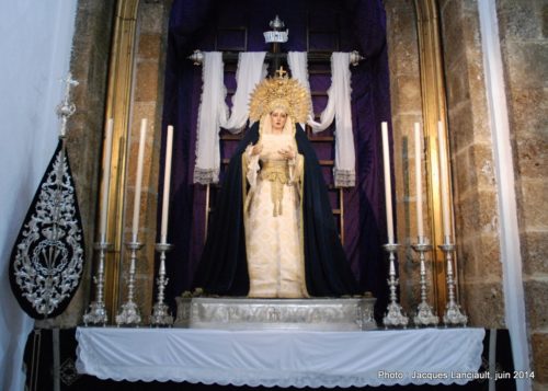 Iglesia Santa Cruz, Cádiz, Andalousie, Espagne