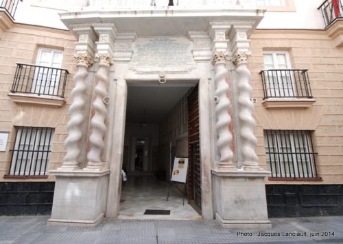 Casa de las Cadenas, Cádiz, Andalousie, Espagne