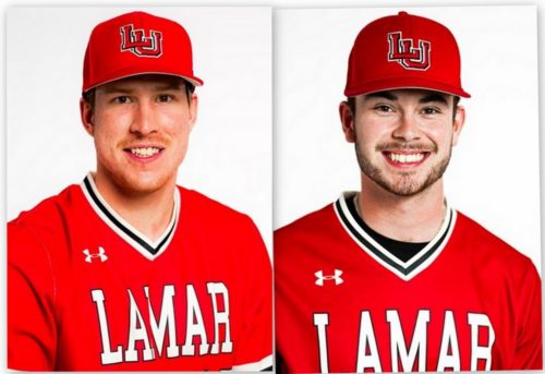 Anthony Quirion et Déric Lamontagne, Lamar University, NCAA DI
