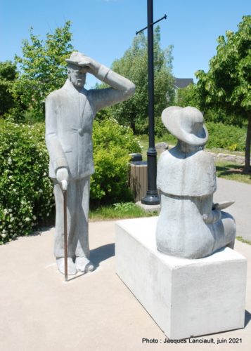 Banc public, Martine Carole Gagnon, parc des Francs-Bourgeois, Boisbriand, Québec