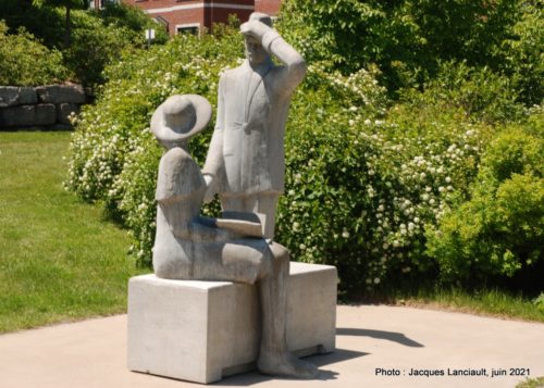 Banc public, Martine Carole Gagnon, parc des Francs-Bourgeois, Boisbriand, Québec