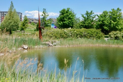 Émergence, Jean-Yves Côté, parc des Francs-Bourgeois, Boisbriand, Québec