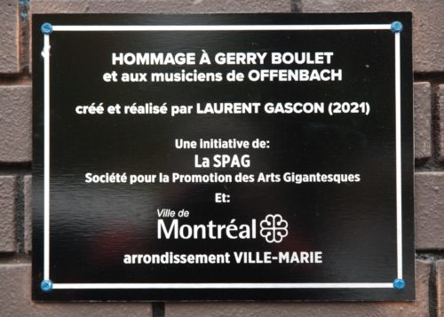 Murale Gerry Boulet, Laurent Gascon, Montréal, Québec