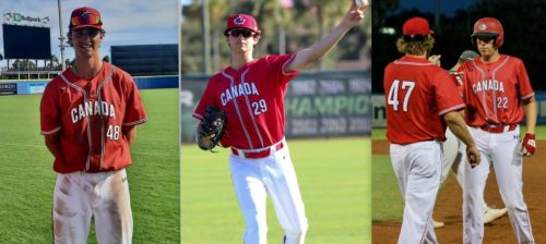 Charles-Olivier Cyr, Jimmy Dionne et Deiten Lachance, Équipe nationale junior du Canada