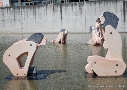 Lago das Tágides, parc des Nations, Lisbonne, Portugal