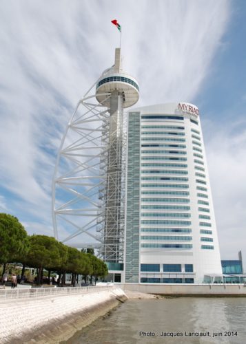 Tour Vasco de Gamma, Parque das Nações, Lisbonne, Portugal