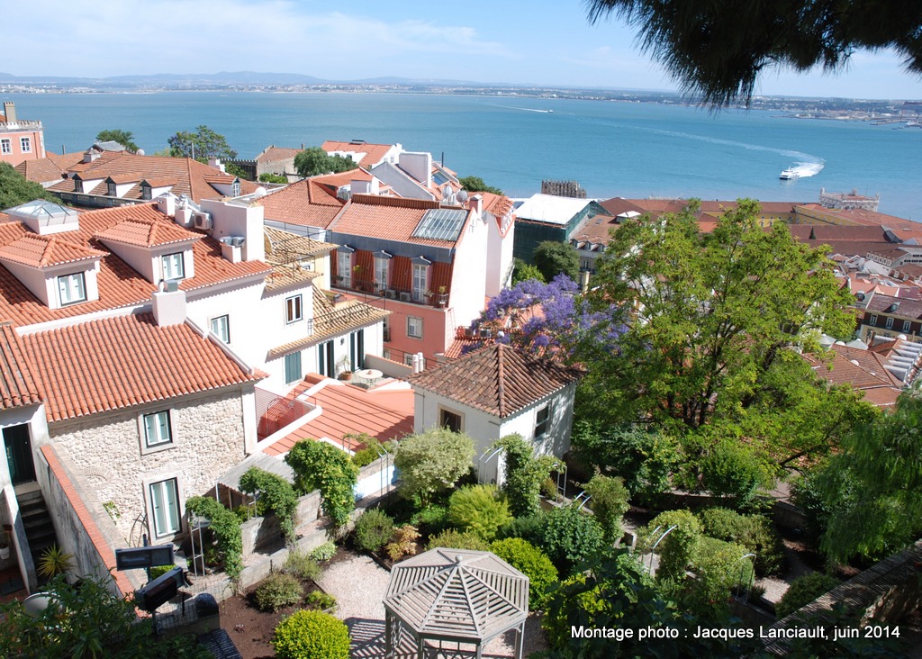 Le Tage, Castelo de São Jorge, Lisbonne, Portugal