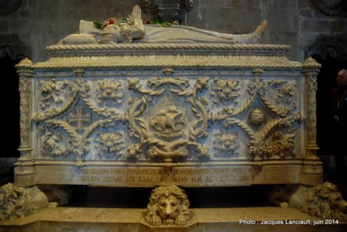 Tombeau de Vasco de Gama, Mosteiro dos Jerónimos, Lisbonne, Portugal