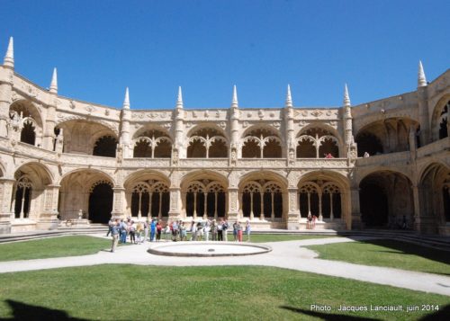 Cloître du mosteiro dos Jerónimos, Lisbonne, Portugal