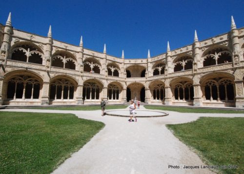 Cloître du mosteiro dos Jerónimos, Lisbonne, Portugal