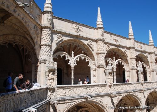 Cloître du mosteiro dos Jerónimos, Lisbonne, Portugal