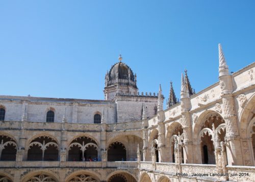 Cloître du mosteiro dos Jerónimos, Lisbonne, Portugal
