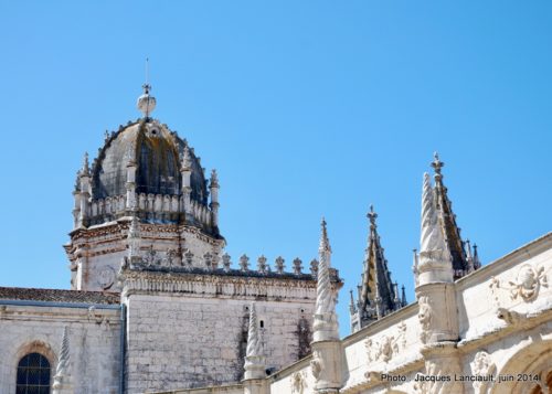 Cloître du mosteiro dos Jerónimos, Lisbonne, Portugal