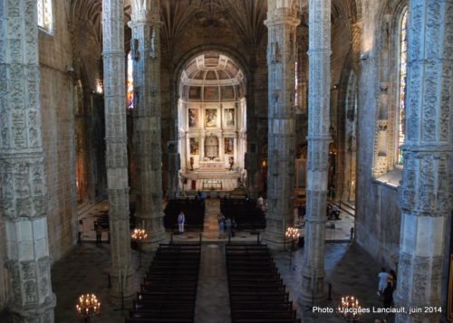 Cloître du mosteiro dos Jerónimos, Lisbonne, Portugal