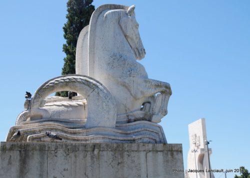 Hypocampe, Jardim da Praça do Império, Lisbonne, Portugal