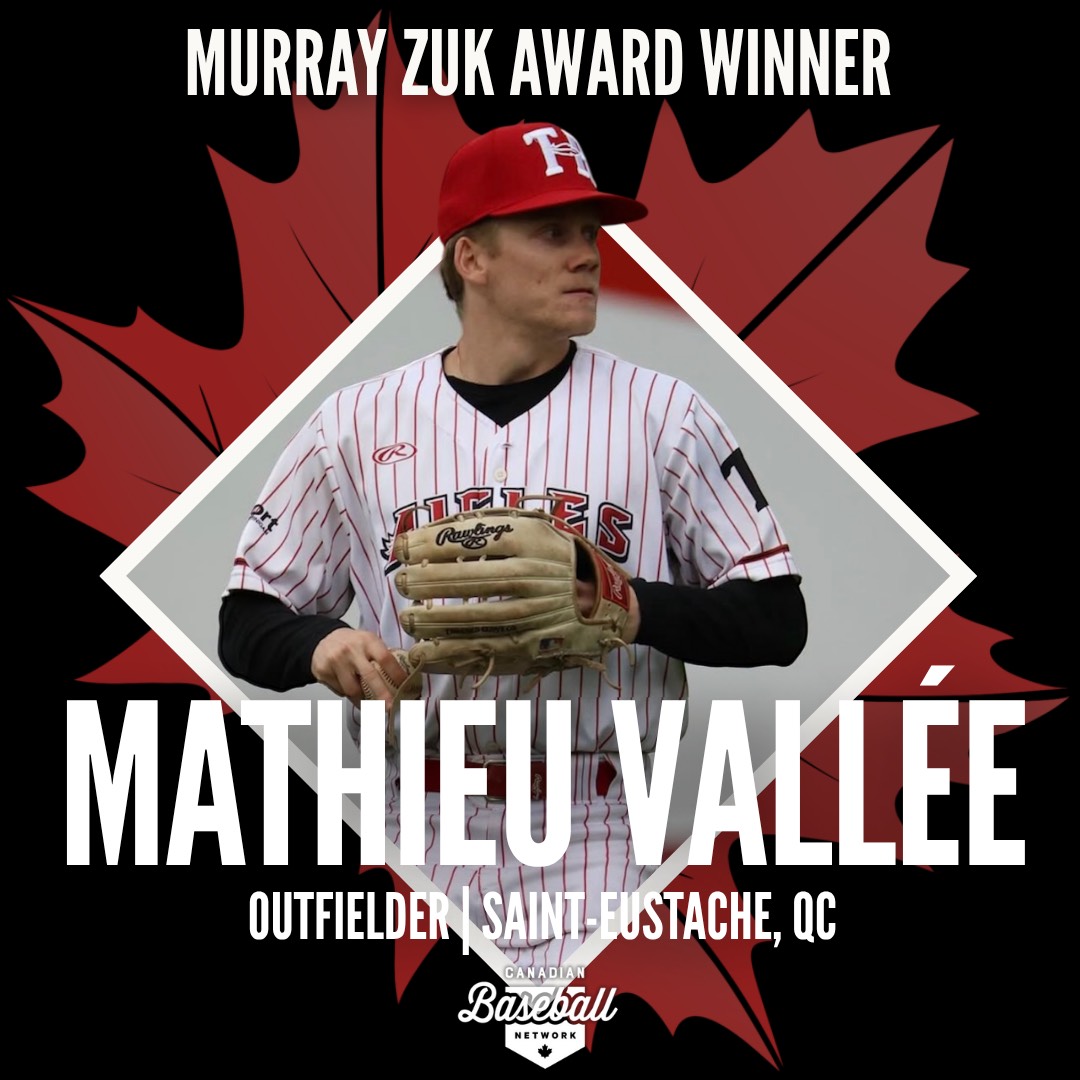 Le « Prix Murray Zuk » (meilleur frappeur canadien du baseball indépendant) au fil des ans
