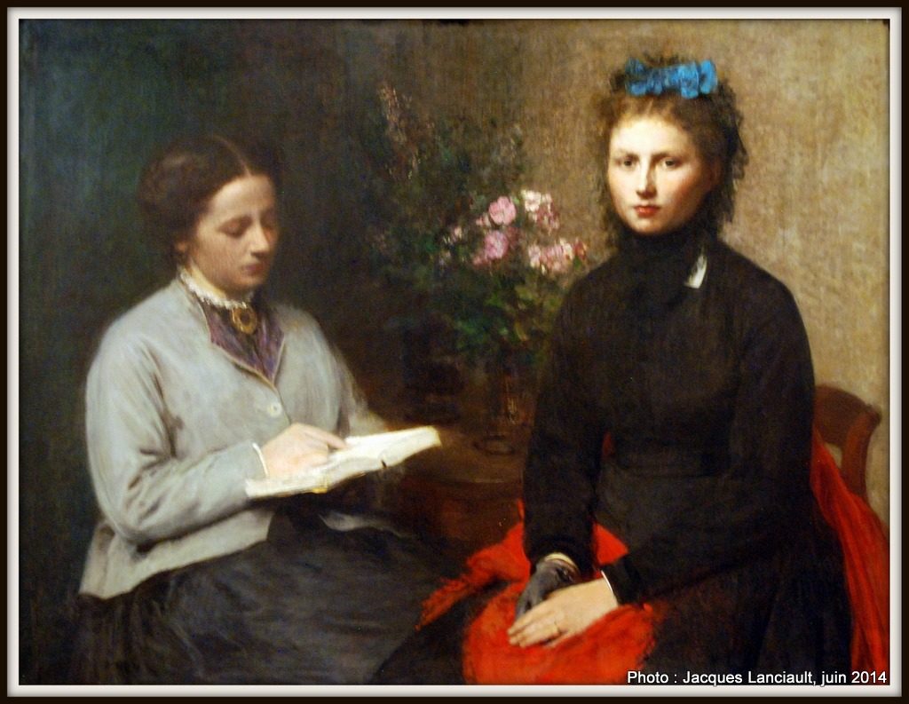 La lecture, Henri Fantin-Latour, Musée Calouste-Gulbenkian, Lisbonne, Portugal