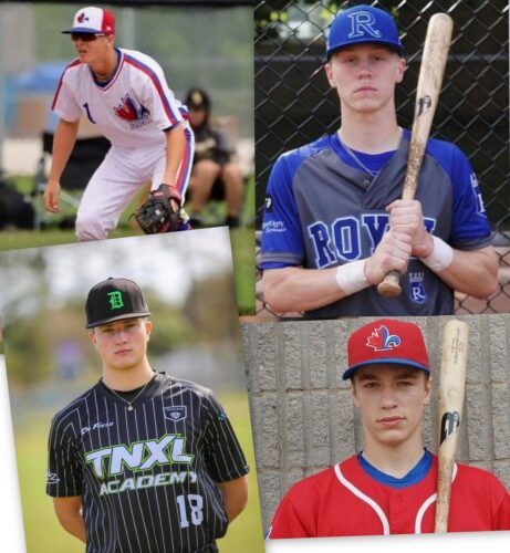  Zachary Boivin, Benjamin Sauvé-Gebhardt, Dominic Teoli et Nicolas Tremblay, NJCAA DI