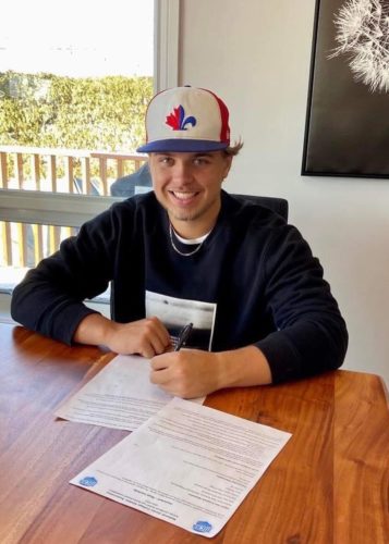 Félix Robertson, Académie Baseball Canada