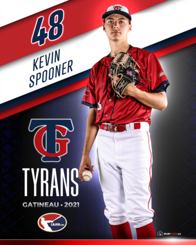 Kevin Spooner, Tyrans de Gatineau, Ligue de baseball junior élite du Québec